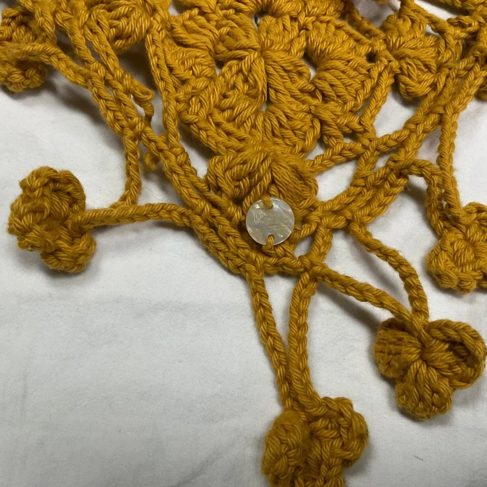 Pure Handknit Crochet Scarf - Picture 7 of 7